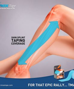 Tmax Shin Splint Taping Coverage
