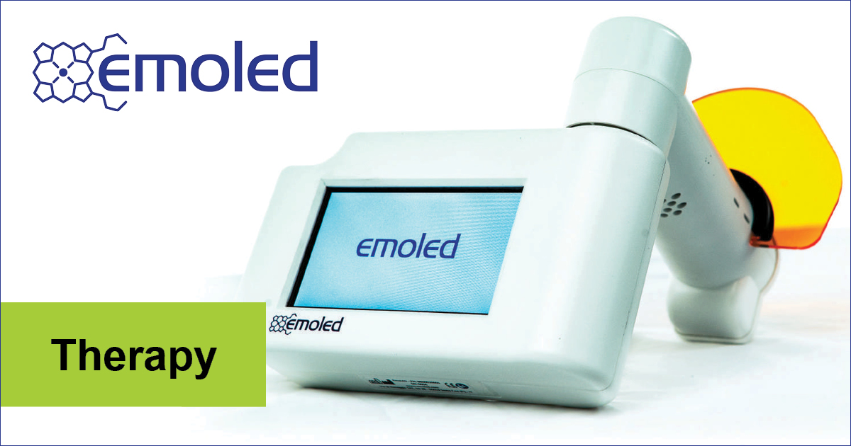 EmoLED Photobiomodulation Blue Light Therapy Device RehaCare