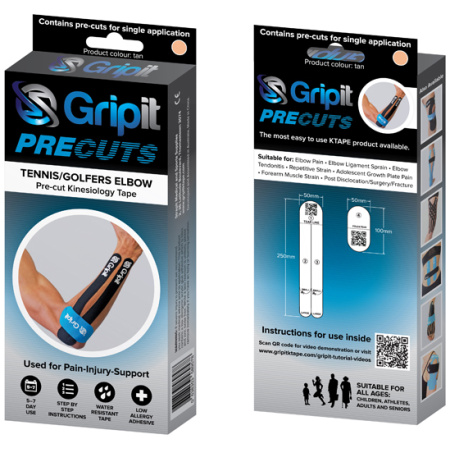 Gripit Golfers/Tennis Elbow Pre-Cuts
