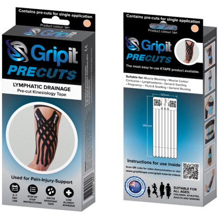 Gripit Lymphatic Drainage Pre-Cuts