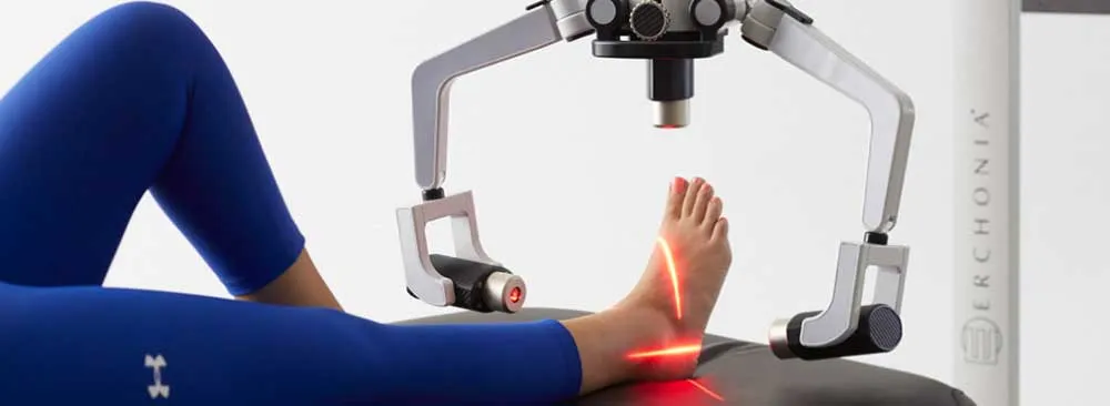 Erchonia’s FX 635® Laser: Fully automated LLLT machine – only LLLT device to be FDA-cleared for chronic heel and back pain.